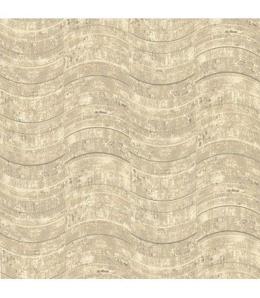 2927-10802 - Polished Metallic Wallpaper by Brewster-Hydra Geometric