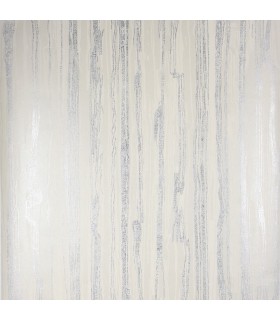 2927-10104- Polished Metallic Wallpaper by Brewster-Nova Platinum Wood