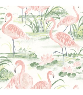 3120-13601 - Sanibel Sun Kissed Wallpaper by Chesapeake-Everglades Flamingo