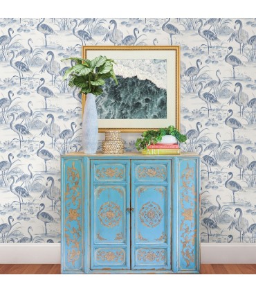 3120-13602 - Sanibel Sun Kissed Wallpaper by Chesapeake-Everglades Flamingo