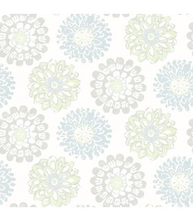 3120-13704 - Sanibel Sun Kissed Wallpaper by Chesapeake-Sunkissed Floral