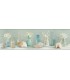 3120-53603B - Sanibel Sun Kissed Wallpaper by Chesapeake-Cahoon Vases Border