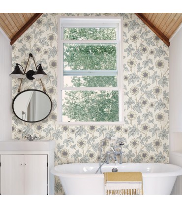2948-28020-Spring Wallpaper by A Street-Lealani Floral