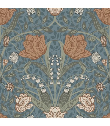 2948-33009-Spring Wallpaper by A Street-Tulipa Floral