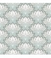 2861-25755-Equinox Wallpaper by A Street-Lotus Floral Fans