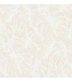 2964-87340-Scott Living Wallpaper by A Street-Balboa Botanical-Flocked