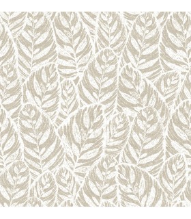 2964-25926-Scott Living Wallpaper by A Street-Del Mar Leaf