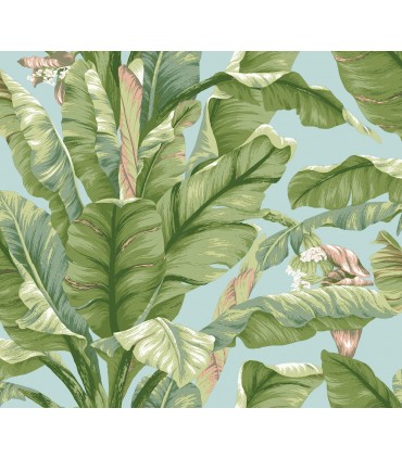 PSW1036RL - York Premium Peel and Stick Wallpaper-Banana Leaf