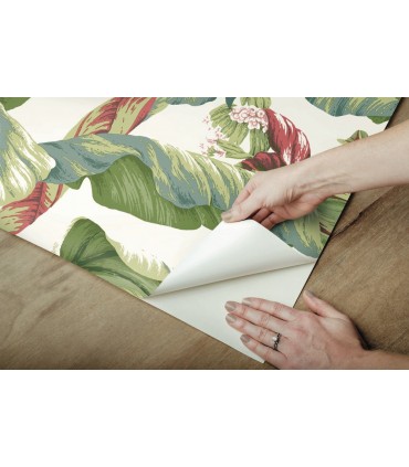 PSW1034RL - York Premium Peel and Stick Wallpaper-Banana Leaf