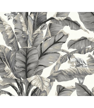 PSW1037RL - York Premium Peel and Stick Wallpaper-Banana Leaf