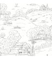 FH4031 - Simply Farmhouse Wallpaper-Pasture Toile