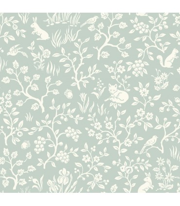 PSW1167RL - Magnolia Home Peel and Stick Wallpaper-Fox and Hare