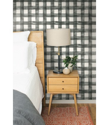 PSW1169RL - Magnolia Home Wallpaper Peel and Stick-Watercolor Check