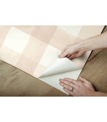 PSW1170RL - Magnolia Home Wallpaper Peel and Stick-Watercolor Check
