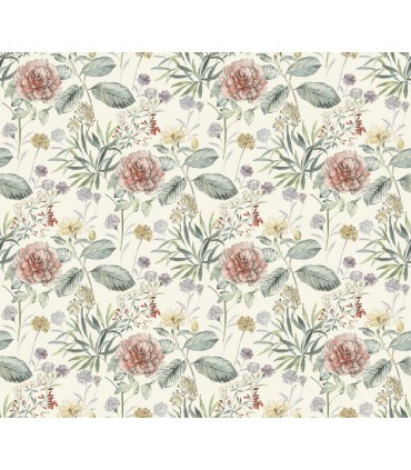 TL1919 - Handpainted Traditionals Wallpaper-Midsummer Floral