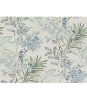 TL1926 - Handpainted Traditionals Wallpaper-Handpainted Songbird