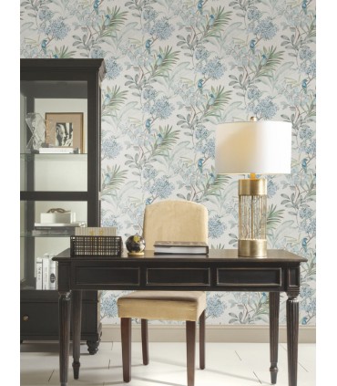TL1926 - Handpainted Traditionals Wallpaper-Handpainted Songbird