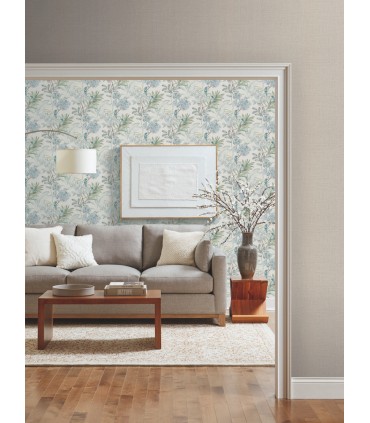 TL1926 - Handpainted Traditionals Wallpaper-Handpainted Songbird