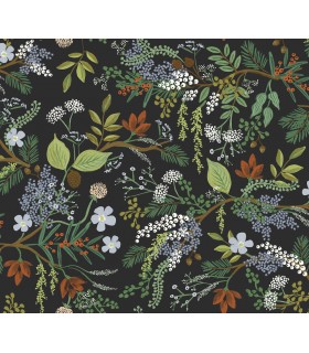 PSW1198RL - Rifle Paper Co. Peel & Stick Wallpaper-Juniper Forest