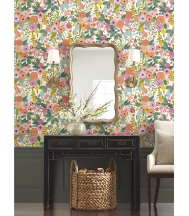 PSW1200RL - Rifle Paper Co. Peel & Stick Wallpaper-Garden Party Floral