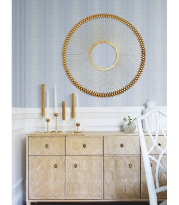 TL1960 - Handpainted Traditionals Wallpaper-Silk Weave Stripe