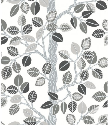 PSW1210RL - York Premium Peel and Stick Wallpaper-Forest Leaves