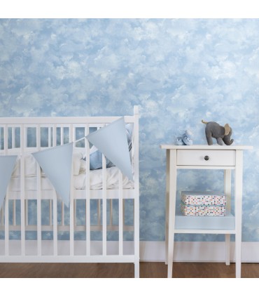PSW1211RL - York Premium Peel and Stick Wallpaper-Atrium Clouds
