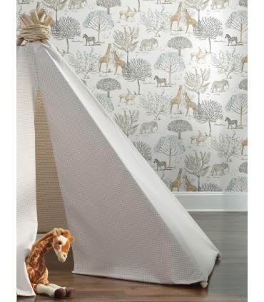 PSW1212RL - York Premium Peel and Stick Wallpaper-On The Savanna