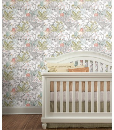 PSW1213RL - York Premium Peel and Stick Wallpaper-Flowering Desert