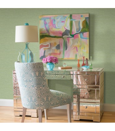 2969-24284 - Pacifica Wallpaper by A Street-Agave Imitation Grasscloth