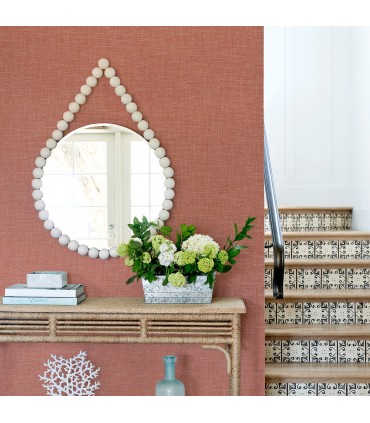 2969-25872 - Pacifica Wallpaper by A Street-Jocelyn Faux Fabric