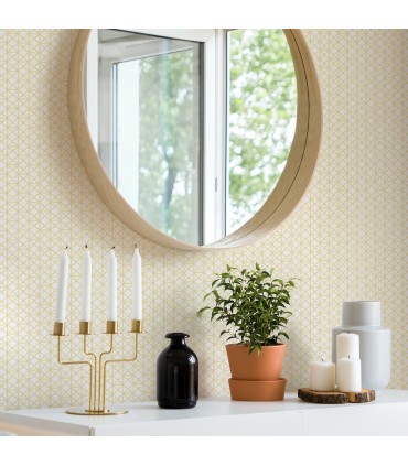 2969-26003 - Pacifica Wallpaper by A Street-Lisbeth Geometric Lattice