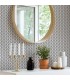 2969-26004 - Pacifica Wallpaper by A Street-Lisbeth Geometric Lattice