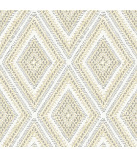 2969-26014 - Pacifica Wallpaper by A Street-Zaya Tribal Diamonds