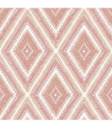 2969-26015 - Pacifica Wallpaper by A Street-Zaya Tribal Diamonds