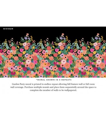 RI5192M - Rifle Paper Co. Wallpaper-Garden Party Mural