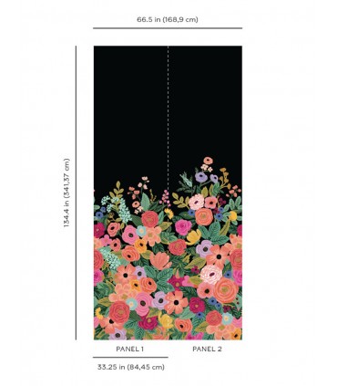 RI5192M - Rifle Paper Co. Wallpaper-Garden Party Mural