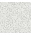 2969-26036 - Pacifica Wallpaper by A Street-Periwinkle Textured Floral
