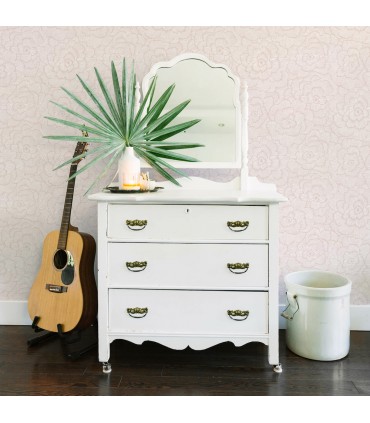 2969-26037 - Pacifica Wallpaper by A Street-Periwinkle Textured Floral