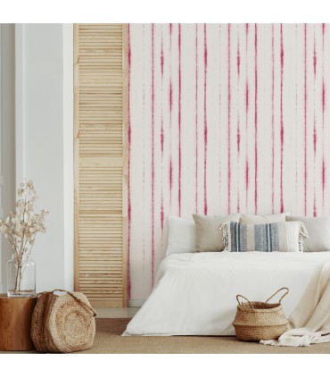 2969-26050 - Pacifica Wallpaper by A Street-Orleans Shibori Faux Linen