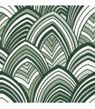 2969-87354 - Pacifica Wallpaper by A Street-Cabarita Art Deco Flocked Leaves
