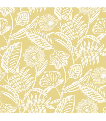 2969-87529 - Pacifica Wallpaper by A Street-Alma Tropical Floral