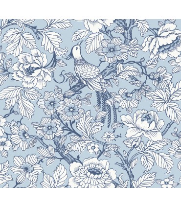 2927-80402 - Newport  Wallpaper by A Street-Beaufort Peony Chinoiserie