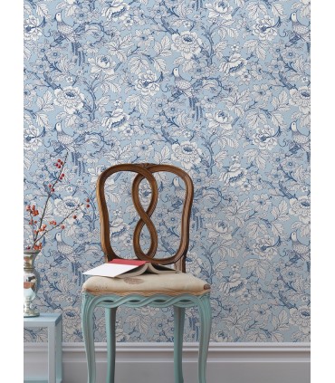 2927-80402 - Newport  Wallpaper by A Street-Beaufort Peony Chinoiserie
