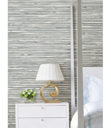 2927-81308 - Newport  Wallpaper by A Street-Bellport Wooden Slat