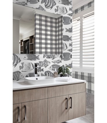 2927-80200 - Newport  Wallpaper by A Street-Wailea Tropical Fish