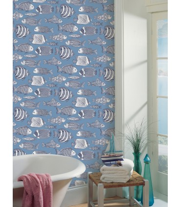 2927-80212 - Newport  Wallpaper by A Street-Wailea Tropical Fish