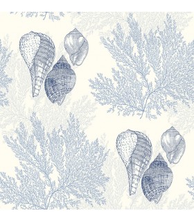 2927-81202 - Newport  Wallpaper by A Street-Nauset Seashell Shores