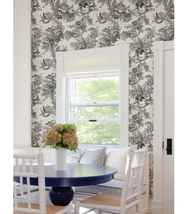 2927-81600 - Newport  Wallpaper by A Street-Carmel Baroque Florals