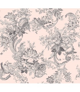 2927-81601 - Newport  Wallpaper by A Street-Carmel Baroque Florals